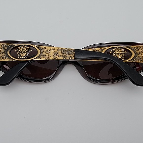 Versace Mod. 494/A Col. 900 Tortoise Gold Medusa Frame Brown Lens Sunglasses main image 7